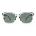 thumbnail image 2 of Minimal Gentlemans Hipster Horn Rim Plastic Sunglasses Slate - Green, 2 of 4