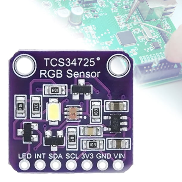 Módulo de sensor detector de color RGB TCS34725 Sensor de color IIC RGB para Arduino STM32