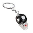thumbnail image 1 of Llavero, gorra de fútbol, diseño deportivo, aleación de zinc, diseño «I Love», 1 of 2