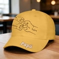 thumbnail image 2 of Men Baseball Caps Fitted Dad Baseball Cap Custom Embroidery Text Logo Father's Day Idea For Him, 2 of 3