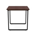 thumbnail image 5 of Gansett Reception Waiting Room Healthcare Steel End Table / Black Steel / Walnut, 5 of 5