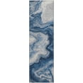 thumbnail image 2 of Addison Rugs Mayfield Premium Machine Washable Transitional Abstract Navy Runner Rug, 2'3" x 7'6", 2 of 6