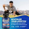 thumbnail image 5 of NAD+ Supplement Extra Strength with Vitamin B3, B12, Magnesium, Niacinamide, Liposomal NAD, Lion’s Mane, Ashwagandha, Turmeric, Black Pepper Extract, Made in USA - 10-in-1 60 Veggie Capsules, 5 of 6