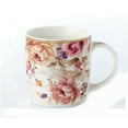 thumbnail image 3 of World Gifts Set of 4 Porcelain Mugs Durable Drinks Serving Ware - 12 oz Mugs Pink Floral, 3 of 4