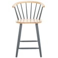 thumbnail image 5 of SAFAVIEH Blanchard Counter Stool, Natural/Grey, Set of 2 (21.3 in. W x 20.2 in. D x 37.5 in. H), 5 of 13