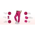 thumbnail image 3 of PURE CHAMP Girls Sweatpants 3 Pack Fleece Joggers, Teen Athletic Pants with Zipper Pockets 4-16, 3 of 6