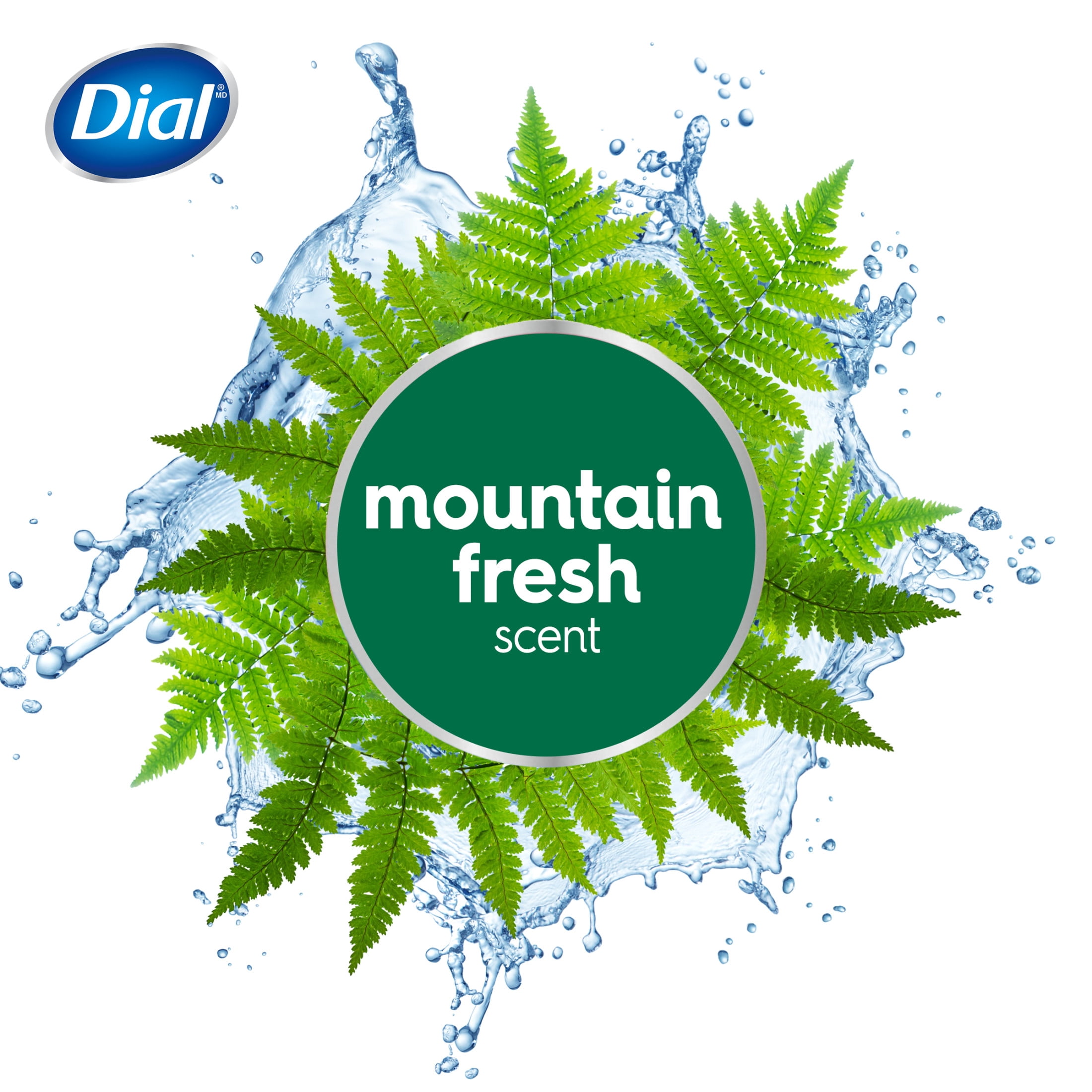 (8 pack) Dial Antibacterial Bar Soap, Refresh & Renew, Mountain Fresh, 4 oz, 4 Bars