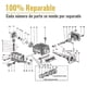 thumbnail image 4 of BOMBA ITALIANA GENERAL PUMP PARA HIDROLAVADORA DE GASOLINA DE 9 A 20 HP General Pump Triplex, 4 of 5
