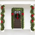 thumbnail image 7 of Guvpev 2Pcs Artificial Christmas Cedar Garland, 6FT Realistic Green Faux Greenery Garland for Indoor Outdoor Xmas Decorations, Winter Cedar Pine Needles Garland for Home, Mantel, Fireplace, Holiday, 7 of 7