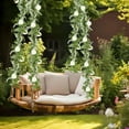 thumbnail image 6 of 6ft Phoenix Tail Peony Artificial Garland Spring Floral Decoration Wedding Party Centerpiece Table Runner Decor Indoor Outdoor Hanging Garland Festive Floral Ornament, White, 1pc, 6 of 7