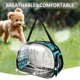 thumbnail image 5 of Pet Cat Travel Bolso al aire libre Cachorro transparente Cápsula Bolso de hombro (Azul S), 5 of 6