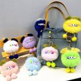 thumbnail image 2 of Lindo llavero de muñeca de dibujos animados Lindo feo lindo muñeco de peluche bolso colgante llavero de coche colgante, 2 of 6