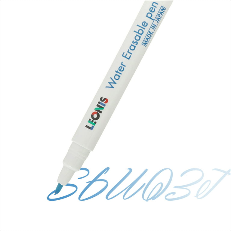 Leonis Water Erasable Fabric Marking Pen, 5 Count Pack 