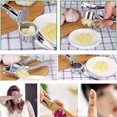 thumbnail image 4 of Ginger Crusher - Kitchen Utensil - Easy Clean and Rust Proof Garlic Press, Heavy Duty Nut Grinder Ergonomic Soft Easy Squeeze Handle, 4 of 5