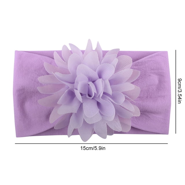 Turbante para bebé, diadema linda para bebé, turbante, banda para el cabello para recién nacido, diadema linda para bebé, uso conveniente