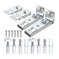 thumbnail image 1 of Lefu 2PCS Sliding Barn Door Hardware Kit Modern Closet Bi-fold Door Hardware, 1 of 8