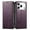 Purple, variant on Case For IPhone 17 Pro Max/17 Pro/17 Air/17, Wallet Flap Shell With Wristlet Magnetic Snap Bracket Cover