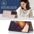 thumbnail image 5 of Phone Case for Samsung Galaxy Note 20 Ultra 5G Wallet Cover with Screen Protector and RFID Card Holder Stand Cell Note20 Plus Notes 20Ultra Note20+ U + 20+ Twenty Not S20 Women Men Rose Gold, 5 of 15