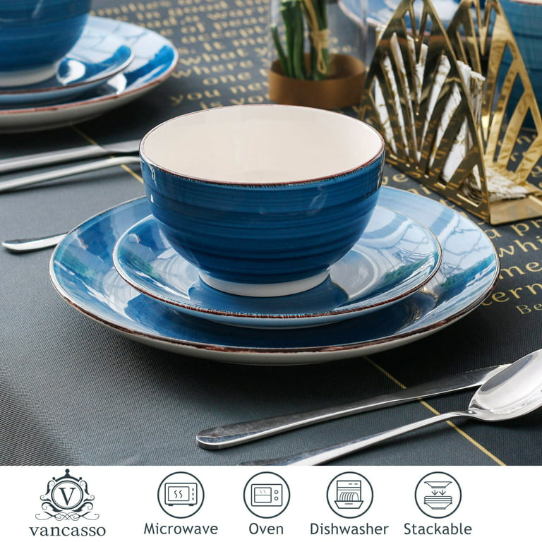 Blue And White Porcelain Dinnerware Sets, Hotel Luxury Ceramic Tableware,  Good Price Crockery Dinner Set For Restaurant/-Two Eight