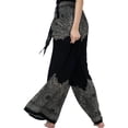 thumbnail image 5 of Female Trousers, Solid Color/ Printed Patterns High Waist Tie-Up Long Loose Pants for Spring Fall, 5 of 7