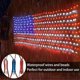 thumbnail image 3 of American Flag Light with 420 LED Light String, July 4th Decorations, Independence Day National Holidays Flag Net Light, 3 of 5
