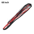 thumbnail image 5 of Cientrug Bow Accessories 12 Strands Weaving Bicolor Hunting Abrasion Resistant Fast for Flight Lightweight Easy Operation with Good Ductility Black red 68inch, 5 of 6