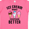 thumbnail image 4 of Inktastic Ice Cream Makes Everything Better Boys or Girls Toddler T-Shirt, 4 of 5