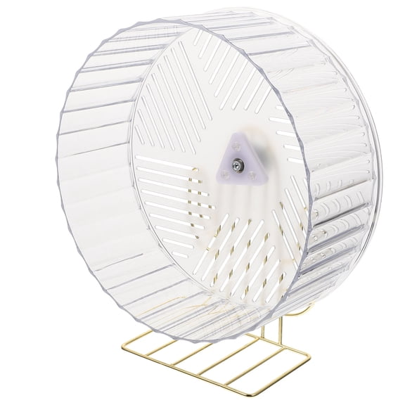 Healifty Silent Exercise Wheel with Stable Base, Quiet Running for Small Hamsters, Chinchillas and Small Pets