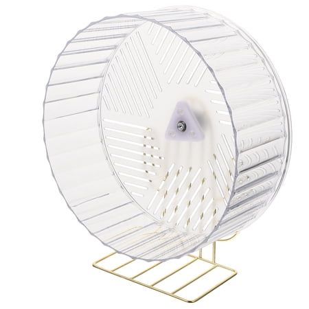 Healifty Silent Hedgehog Wheel for Pet Exercise Stable Base for Small Hamsters and Chinchillas