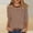 #119-Brown, variant on Ounisa Womens 3/4 Sleeve Tops Crew Neck Random Plaid Printed Loose Fit Soft Fabric Breathable 2026 Spring Daily Casual Comfortable Stylish Pullover Tees S-2XL