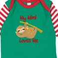 thumbnail image 4 of Inktastic My Mimi Loves Me Sloth Boys or Girls Long Sleeve Baby Bodysuit, 4 of 5