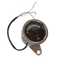 thumbnail image 4 of Indicador de nivel de eléctrico de motocicleta universal de 2,56 pulgadas 12 V (cromo, 4 of 6