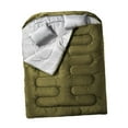 thumbnail image 3 of Almencla Double Sleeping Bag Portable for Outdoor Activities Mountaineering Green, 3 of 8