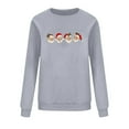 thumbnail image 5 of SCSAlgin Christmas Sweatshirts for Women Merry Christmas Pullover Sweatshirts Holiday Vacation Graphic Tees Tops, 5 of 5