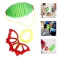 thumbnail image 2 of SHISUYAN Green Elastic Pulling Balls Sports Hand Fitness Ball Interactive Double Player Set, 2 of 8