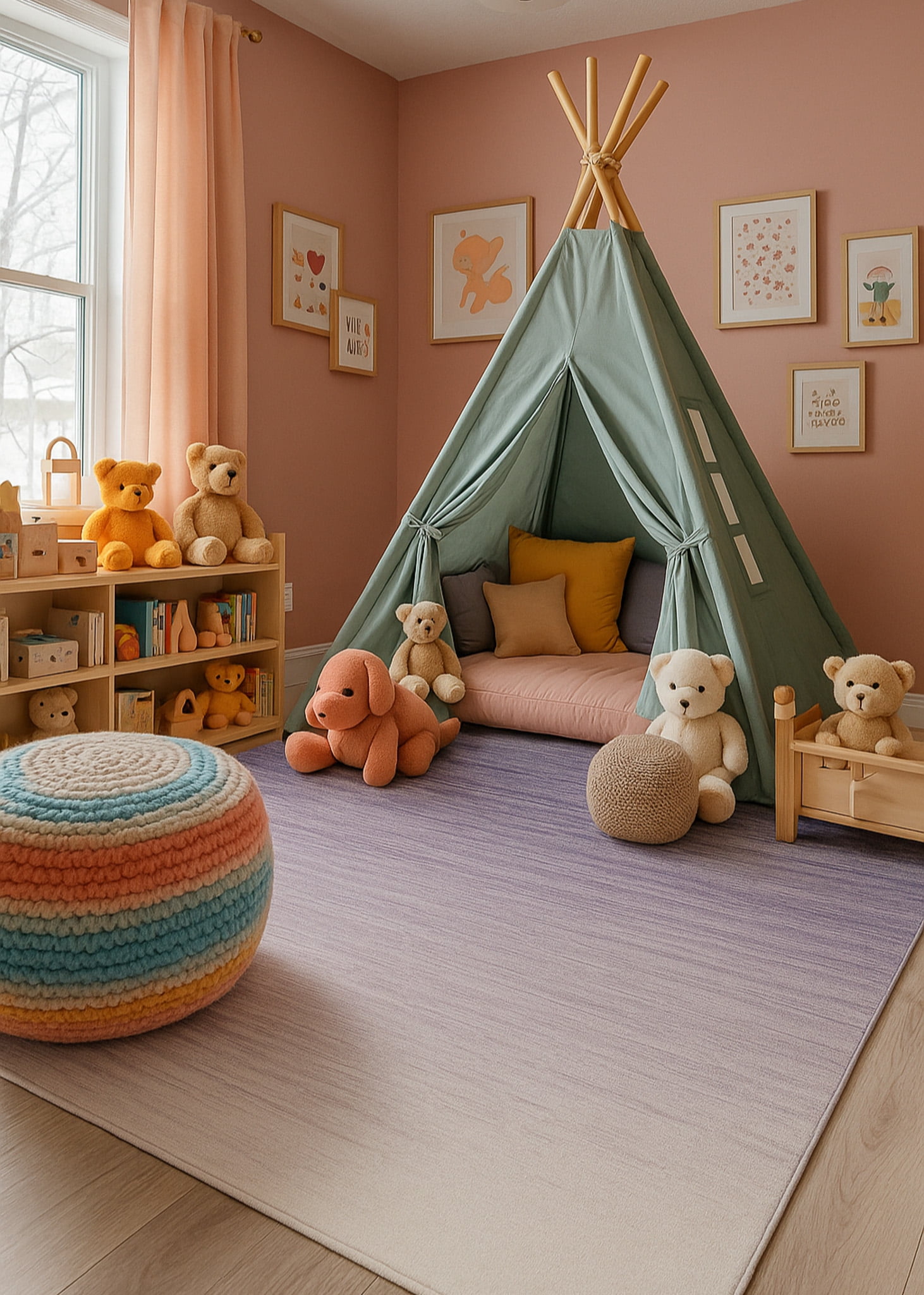 Rug Branch Modern Minimalist Abstract Indoor Area Rug