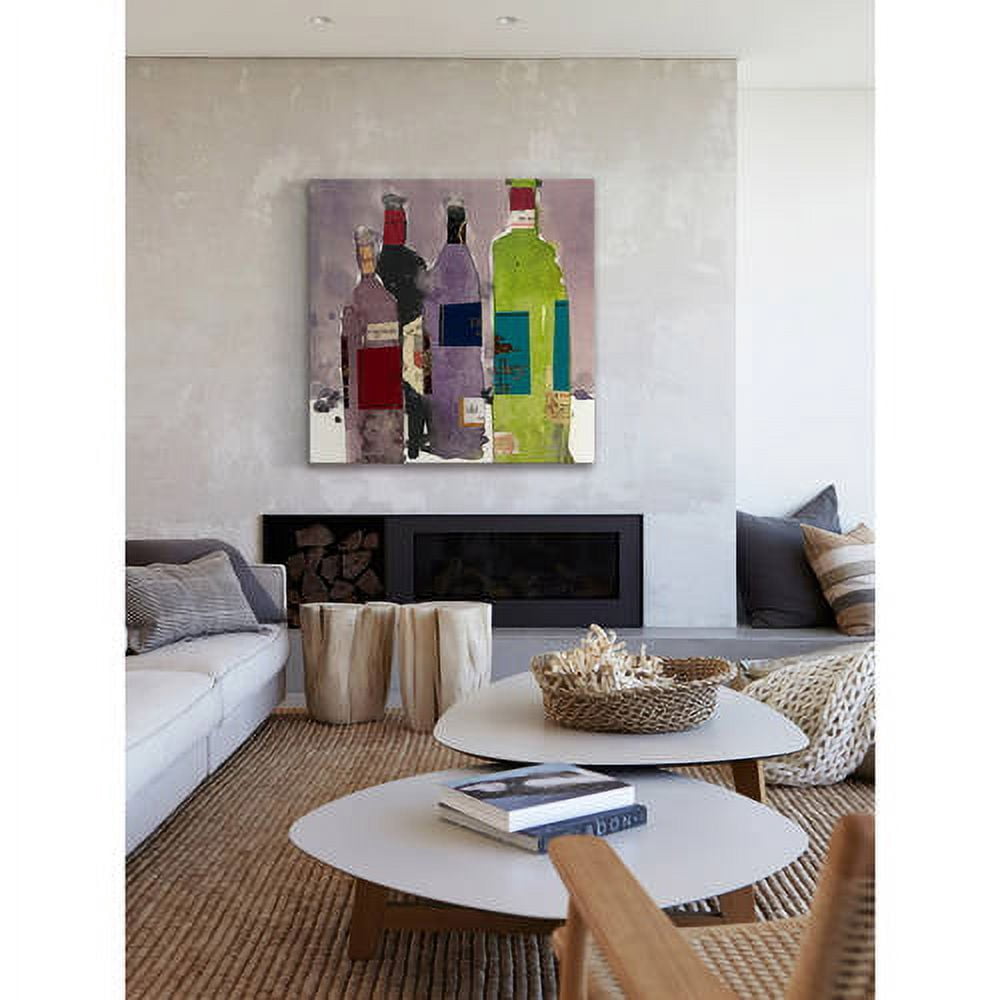 Marmont Hill "Four Bottles" Painting Print on Wrapped Canvas