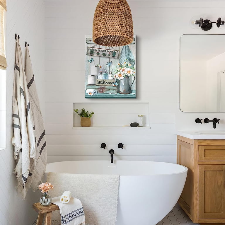 Farmhouse Bathroom Ideas Wall Decor Modern Farmhouse Bathroom Decor