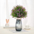 thumbnail image 7 of 24 Bundles Artificial Flowers for Outdoors, Real Touch Fake Baby’s Breath UV Resistant No Fade Faux Plastic Plants for Garden Patio Porch Window Box Home Wedding Decoration , Rose, 7 of 7