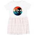 thumbnail image 3 of Inktastic Retro Alien Girls Toddler Dress, 3 of 5