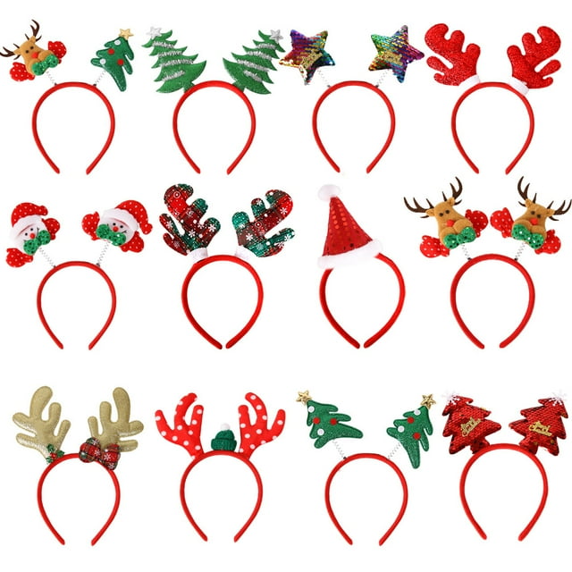 4pcs Christmas Ornaments Children's Headgear