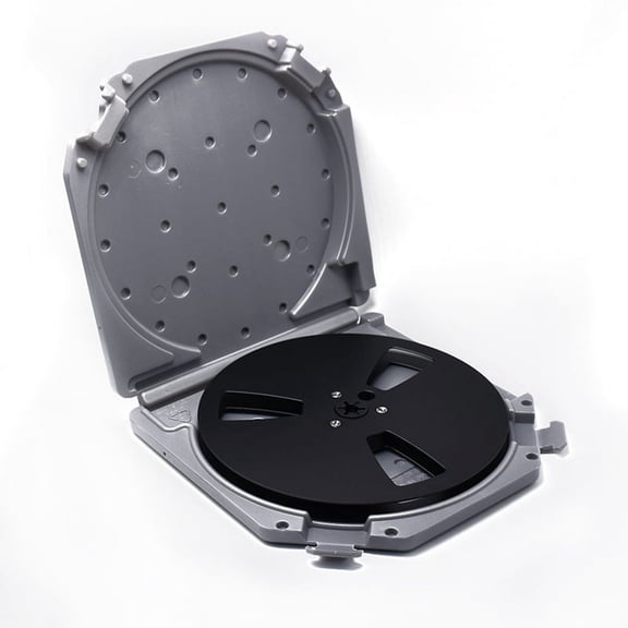 7in Empty Takeup Reel with Empty Take Up Reels Storage Box Portable Full Protection Open Reel Recording Tape Box Case A