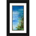 thumbnail image 1 of Ewan, Marie 10x18 Black Ornate Wood Framed with Double Matting Museum Art Print Titled - Translucent Blue 2, 1 of 4