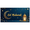 thumbnail image 4 of LUUFILx Eid Mubarak Banner Backdrop Islamic Celebration Moon and Lantern Festive Decor Photography Background Ramadan Mubarak Party Decorations Event Supplies, 4 of 9