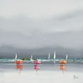thumbnail image 2 of Flanet, Frederic 26x26 Gold Ornate Wood Framed with Double Matting Museum Art Print Titled - Avant l orage II, 2 of 4