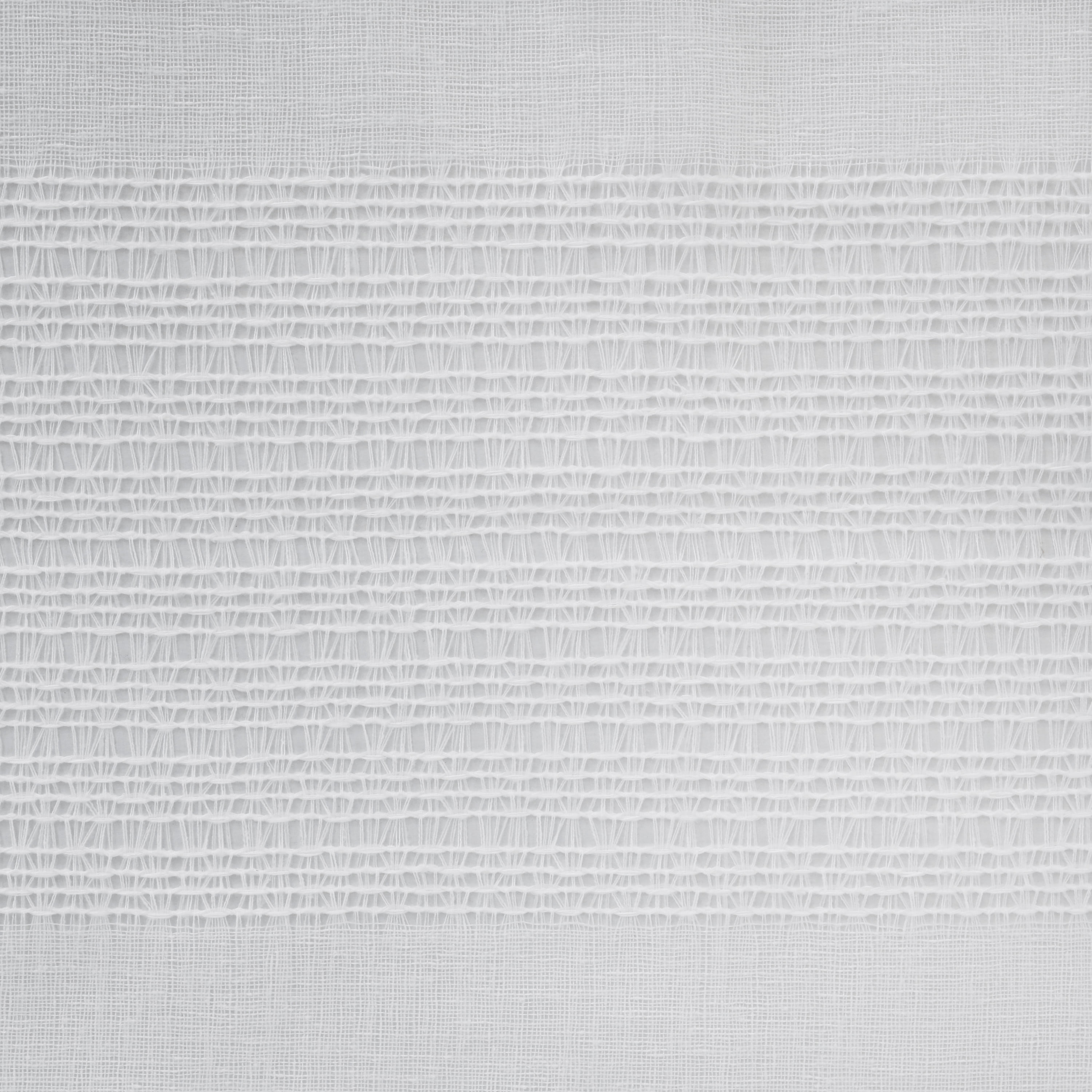 Leah Faux Linen Back Tab Curtain Panel 52" x 84" in White