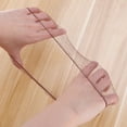 thumbnail image 3 of CUITING Hairnets  50pcs Hair Nets Invisible Elastic Mesh (Coffee), 3 of 7
