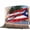 Green, variant on American Flag Quilted Comforters Cooling Blanket Full Size, Golf Ball Pole Vintage Board Cold Comfort for Hot Sleepers Lightweight Air Conditioning Quilt Blanket for Bed