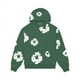 thumbnail image 4 of Sudadera con capucha para correr, estilo informal, estilo callejero, estilo europeo, con flores, de gran tamaño, unisex, para exteriores, 4 of 5