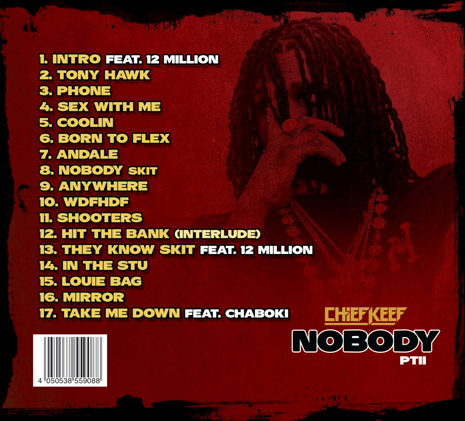 chief keef NOBODYトラックジャケット Chief Keef - Nobody 2 - Music & Performance - CD - Walmart.com